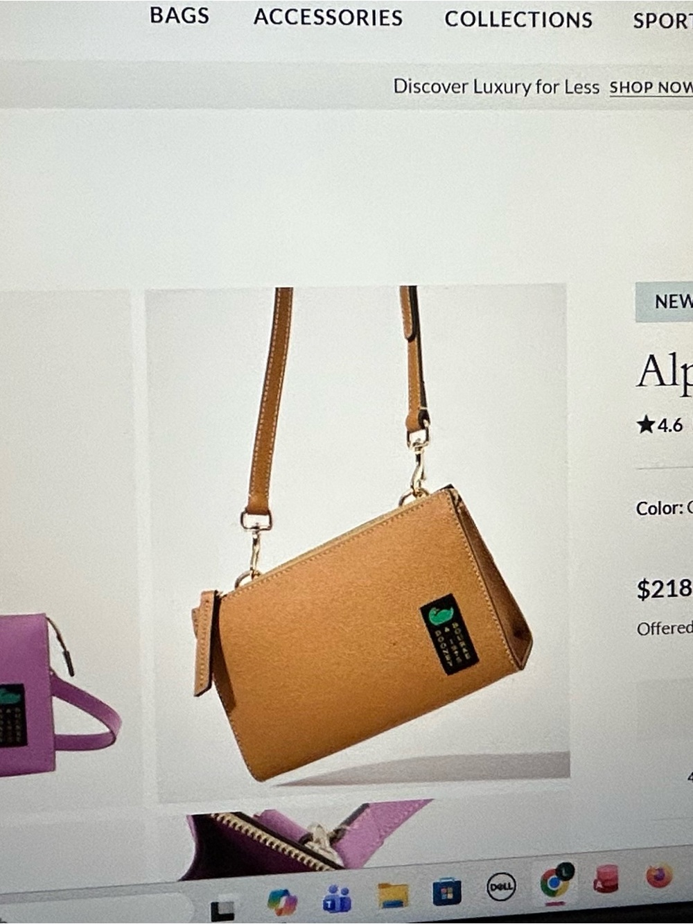 Authentic Dooney & Bourke Alpine Janine Crosssbody/Shouder Bag - Picture 10 of 11